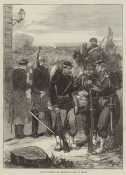 Französische Gendarmen und Sergents de Ville in Meudon